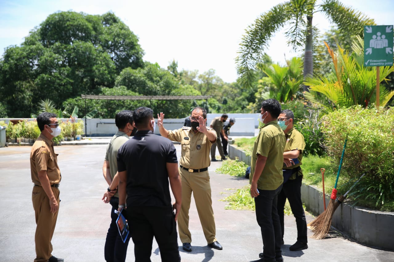 Akan Dipantau Langsung Presiden Jokowi, Wali Kota Makassar Tinjau Lokasi Festival Vaksinasi