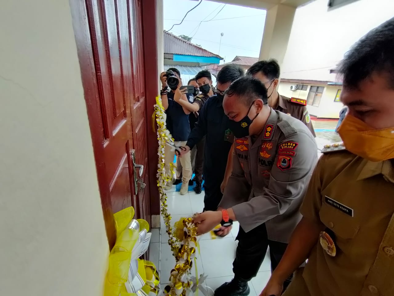 peresmian layanan polres sinjai