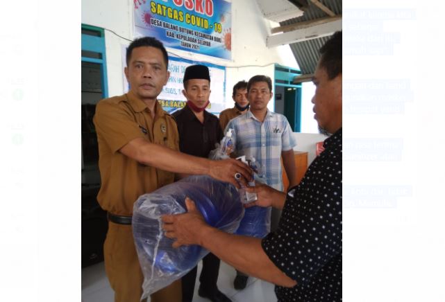 bantuan covid desa balang butung