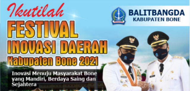 Pengumuman Festival Inovasi Daerah Kabupaten Bone Tahun 2021