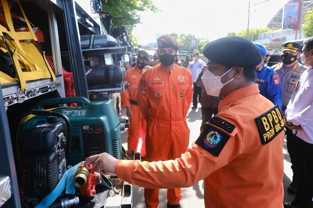 Andi Sudirman Sulaiman Cek Kesiapan Penanganan Bencana Alam SAR