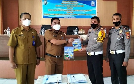 Sat Lantas Polres Soppeng Teken MoU Terkait Keselamatan Berlalu Lintas dengan Dinas Pendidikan