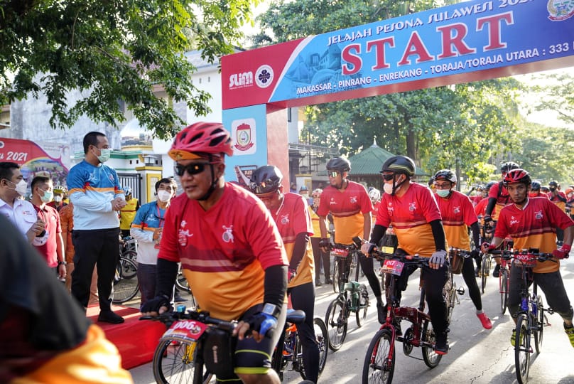 Andi Sudirman Sulaiman Lepas 70 Peserta Event Jelajah Sulawesi 2021