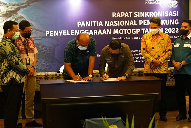 BPPD Sulsel-ITDC Teken MoU di Mandalika, Disaksikan Andi Sudirman Sulaiman dan Menparekraf