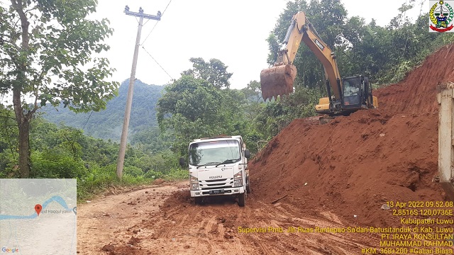 Dialokasikan Rp 35,6 Miliar, Ruas Rantepao-Sa’dan-Batusitanduk di Luwu Mulai Dikerjakan