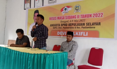 Anggota DPRD Selayar Gelar Reses Masa Sidang II Tahun 2022