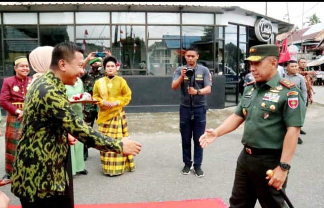 Bupati Basli Ali Menerima Kunjungan Kerja Pangdam XIV Hasanuddin