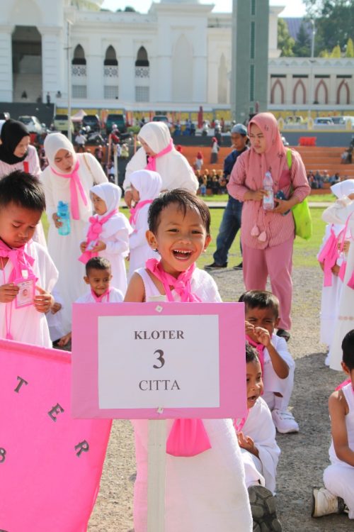 523 Anak PAUD dan TK Ikuti Praktek Manasik Haji di Soppeng