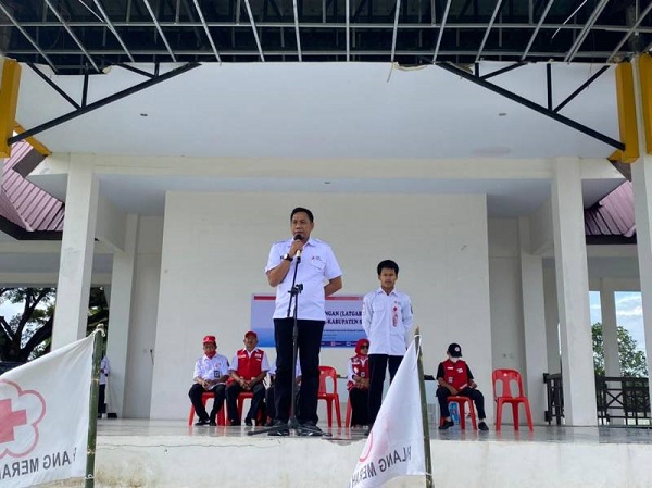 Latihan Gabungan PMR di Soppeng Diikuti 110 Orang