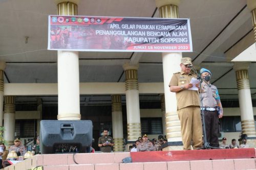 Pemkab Soppeng Gelar Apel Kesiapsiagaan