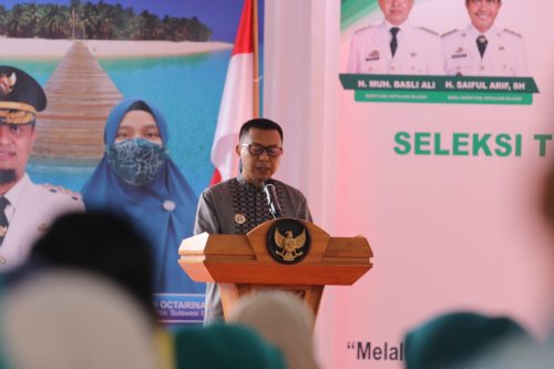 Bupati Kabupaten Kepulauan Selayar, Muh Basli Ali, membuka secara resmi seleksi Tilawatil Qur'an dan Hadits