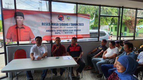 Politisi Muhammad Anas Ali dari PDIP Selayar Gelar Reses Masa Sidang I 2023