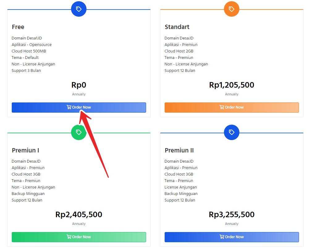 Cara membuat website desa gratis tanpa biaya