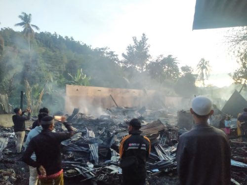 Pesantren Nahdathul Wataon di Kalukku Mamuju Terbakar, Butuh Uluran Tangan Dermawan