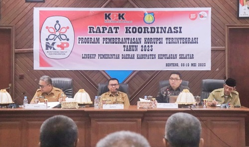 Di Hadapan Tim KPK, Bupati Selayar Sampaikan Komitmen MCP