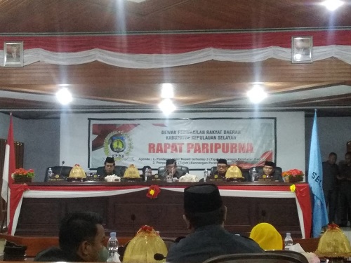 DPRD Selayar Gelar Rapat Paripurna