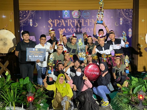 Tim Desa Tellulimpoe Juara Pertama Lomba Musik Patrol Ramadan