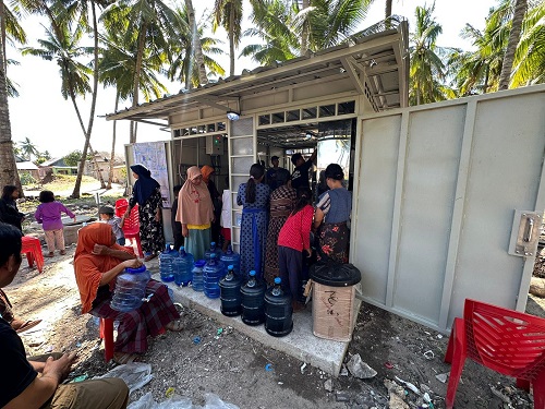 Air Bersih di Pulau Karumpa Selayar Tepenuhi Berkat Arsinum