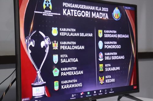 Di Penganugerahan KLA 2023, Logo Selayar Terpajang Paling Atas