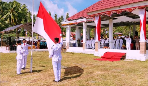 Camat Muhammad Aris Jadi Irup HUT RI ke-78 di Bontosikuyu