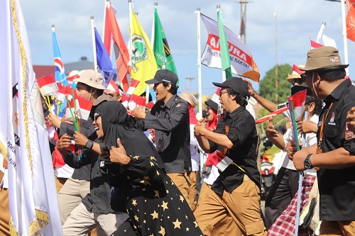 Sebanyak 44 Pleton dari OPD dan Instansi Meriahkan HUT RI ke-78 di Selayar