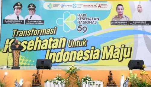 Dinkes Soppeng Gelar Hari Kesehatan Nasional