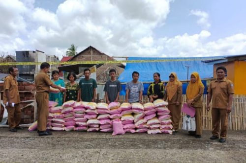 Dinas TPHPKP Soppeng Gerak Cepat Bantu Korban Kebakaran di Marioriwawo