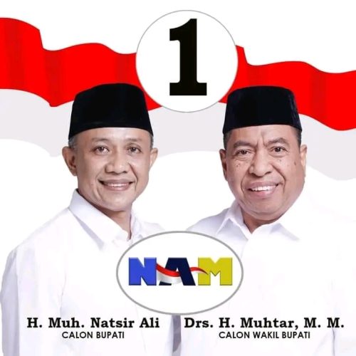 Calon Bupati dan Wakil Bupati Selayar periode 2024-2029